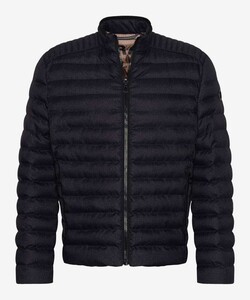 Brax Craig Padded Jacket Zip Collar Cement