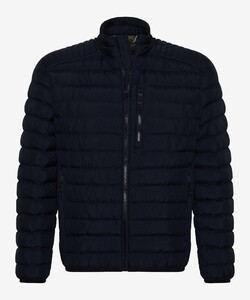 Brax Craig Padded Jacket Zip Collar Dark Navy