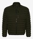 Brax Craig Padded Jacket Zip Collar Dark Olive