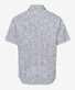 Brax Dan Button Down Minimal Pattern Overhemd Navy