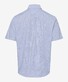 Brax Dan Fine Check Weave Cotton Linen Slub Yarn Shirt FPinkn Blue