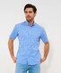 Brax Dan Hi-Flex Poplin Vichy Check Shirt Cove