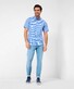 Brax Dan Hi-Flex Poplin Vichy Check Shirt Cove