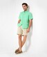 Brax Dan Pure Linen Short Sleeve Uni Color Shirt Macaron