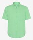 Brax Dan Pure Linen Short Sleeve Uni Color Shirt Macaron