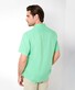 Brax Dan Pure Linen Short Sleeve Uni Color Shirt Macaron