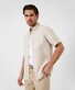 Brax Dan Pure Linen Short Sleeve Uni Color Shirt Seed