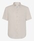 Brax Dan Pure Linen Short Sleeve Uni Color Shirt Seed