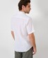 Brax Dan Pure Linen Short Sleeve Uni Color Shirt White