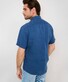 Brax Dan Pure Linnen Short Sleeve Uni Color Overhemd Cove