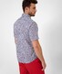 Brax Dan Slub Yarn Minimal Fantasy Pattern Shirt Coral