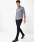 Brax Daniel Button-Down Check Shirt Camel