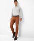 Brax Daniel Button-Down Hi-Flex Fine Fantasy Multi Dot Pattern Overhemd Licht Camel