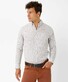 Brax Daniel Button-Down Hi-Flex Fine Fantasy Multi Dot Pattern Shirt Light Camel