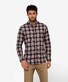 Brax Daniel Button Down Long Sleeve Check Fine Flanel Overhemd Deep Pine