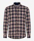 Brax Daniel Button Down Long Sleeve Check Fine Flanel Overhemd Deep Pine