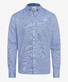 Brax Daniel Button Down Uni Overhemd Blauw