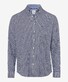 Brax Daniel Check Button-Down Blue Planet Oxford Overhemd Athletic