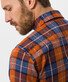 Brax Daniel Check Overhemd Rood