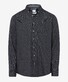 Brax Daniel Cotton Pepita Check Light Flannel Shirt Coal