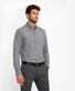 Brax Daniel Jersey Button Down Overhemd Zilver