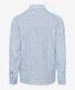 Brax Daniel Linen Striped Shirt Light Blue