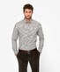 Brax Daniel Mini Pepita Check Button Down Soft Light Flannel Shirt Deep Pine