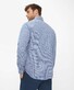 Brax Daniel Oxford Button Down Check Overhemd Indigo