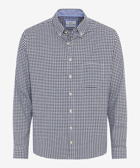 Brax Daniel Oxford Button Down Check Overhemd Universe