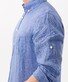 Brax Dirk Overhemd Blauw Melange