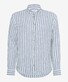 Brax Dirk S Pure Linnen Stripe Button Down Overhemd Parsley