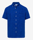Brax Drago Short Sleeve Shirt Blue