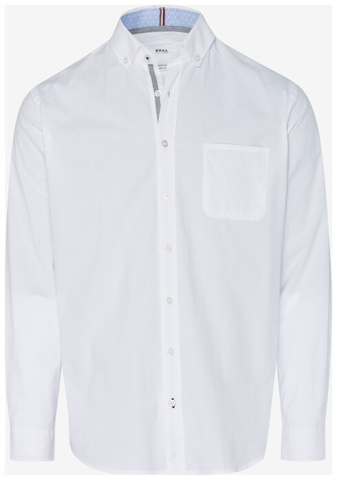 Brax Dries Overhemd Wit