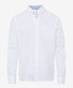 Brax Dries Uni Cotton Fine Oxford Overhemd Wit