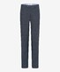 Brax Evans Lightweight Linen Easy Care Flat-Front Pants Graphit