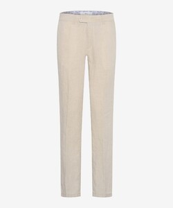 Brax Evans Lightweight Linen Easy Care Flat-Front Pants Sand