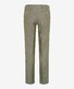 Brax Evans Lightweight Linnen Easy Care Flat-Front Broek Avocado