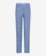 Brax Evans Lightweight Linnen Easy Care Flat-Front Broek Dusty Blue