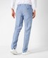 Brax Evans Lightweight Linnen Easy Care Flat-Front Broek Dusty Blue