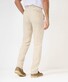 Brax Evans Lightweight Linnen Easy Care Flat-Front Broek Zand