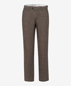 Brax Evans Linnen Broek Nougat