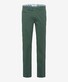 Brax Everest Cotton Flat-Front Broek Agave