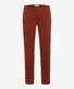 Brax Everest Triple Stone Soft Feel Cotton Blend Pants Rust