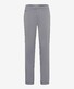 Brax Everest Ultralight Satin Cotton Blend Easy Care Pants Silver Bright