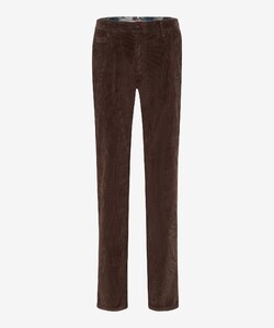 Brax Fabio Chino Flat-Front Soft Touch Corduroy Blue Planet Corduroy Trouser Nut