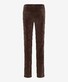 Brax Fabio Chino Flat-Front Soft Touch Corduroy Blue Planet Ribbroek Nut