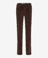 Brax Fabio Chino Flat-Front Soft Touch Corduroy Blue Planet Ribbroek Nut