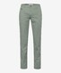 Brax Fabio In Chino Blue Planet Hi-Flex Broek Mint