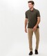 Brax Fabio In Fine Texture Chino Hi-Flex Broek Beige