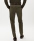 Brax Fabio In Fine Texture Chino Hi-Flex Broek Dark Olive